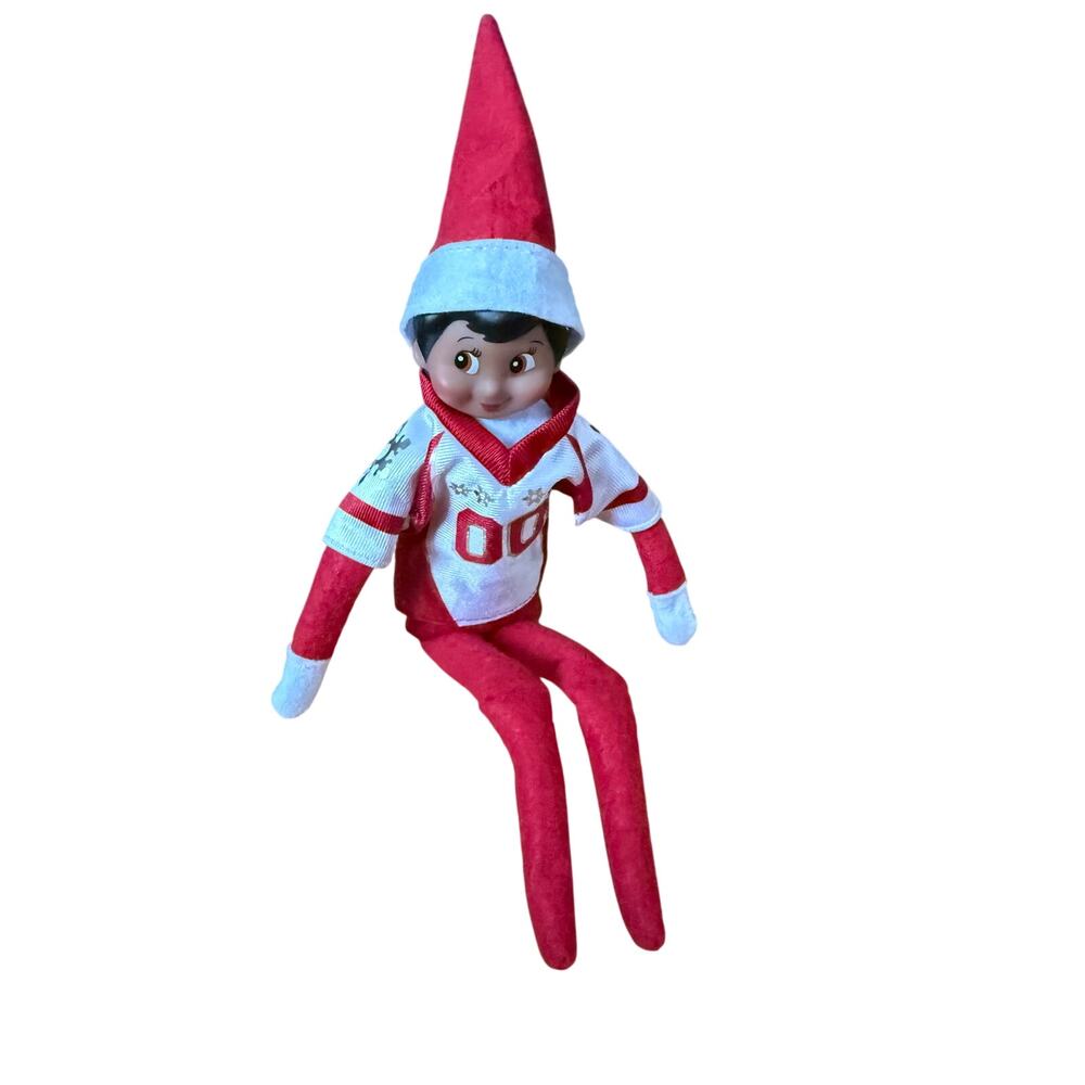 Elf‎ on the shelf with football jersey